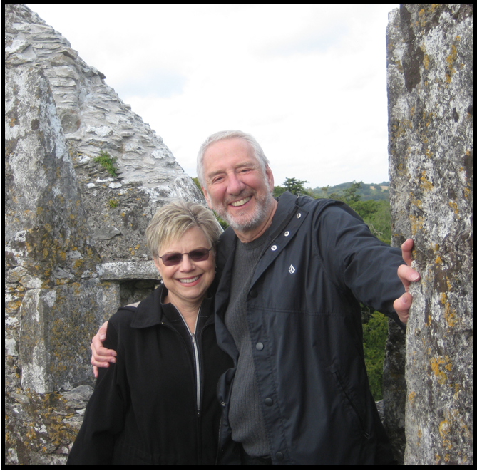 Climbing Blarney Castle in Ireland